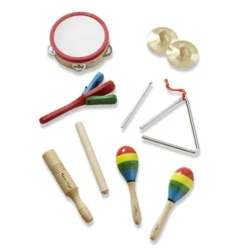 Musikk-kasse med 7 instrumenter