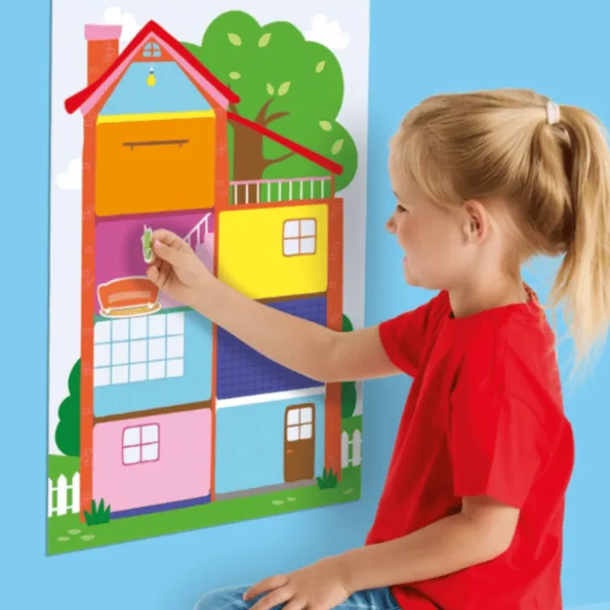 My First - Plakat med klistremerker - Mitt hus
