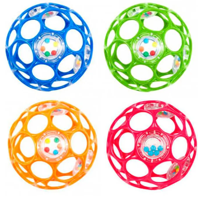Oball motorikkball og rangle, 10 cm