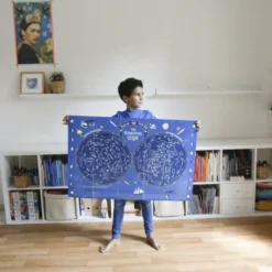Oppdagelsesplakat med klistremerker - Stjernekart