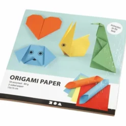 Origami 15 x 15 cm - Basisfarger, 10 ark