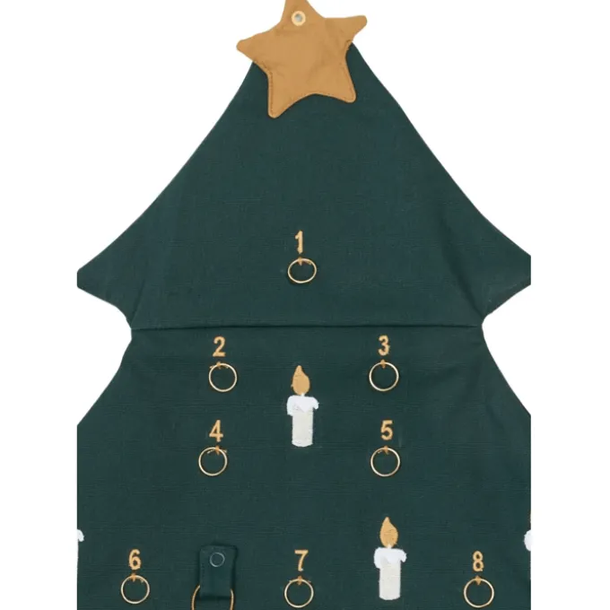 1-24 pakkekalender m. ringer til oppheng - Juletre