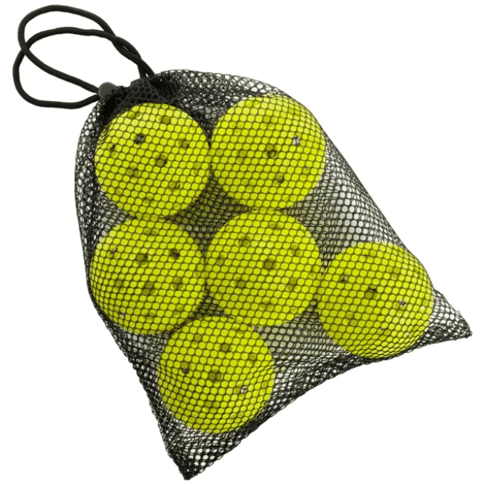 Pickleball-baller for utendørs bruk, 6 stk.