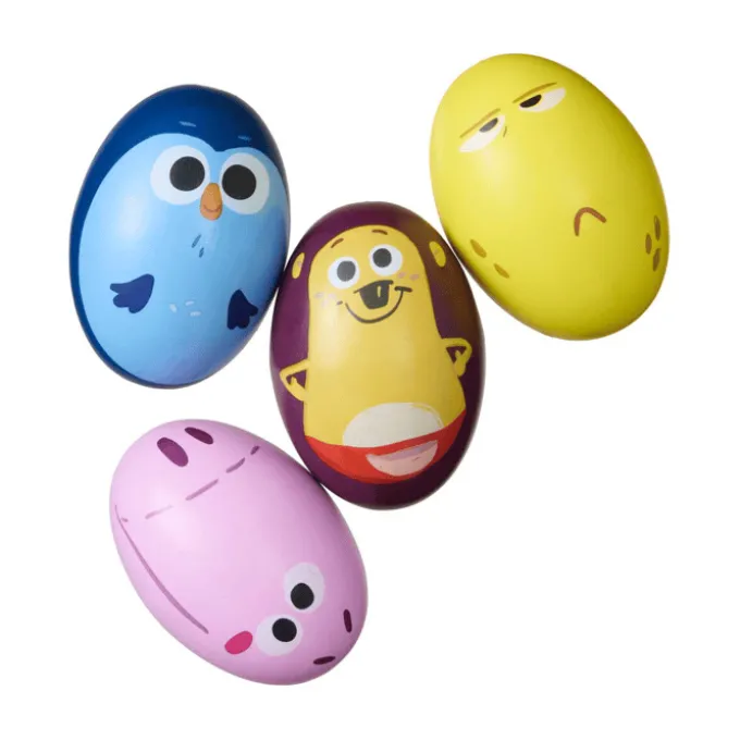 Pinnsvinet Børste - Rasleegg, 4 stk