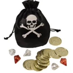 Piratpung med gull og diamanter