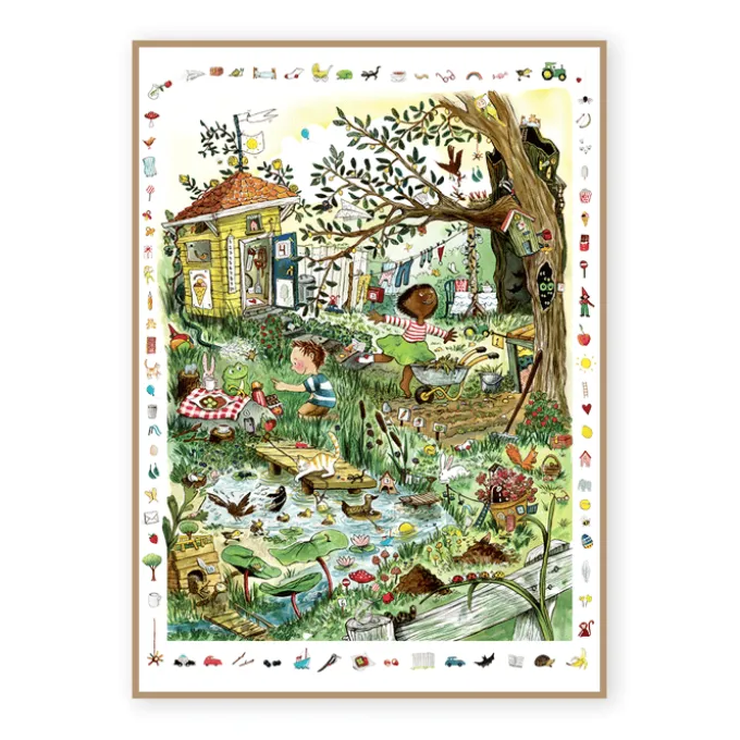 Plakat 50 x 70 cm - Pelle & Ronja myldreplakat
