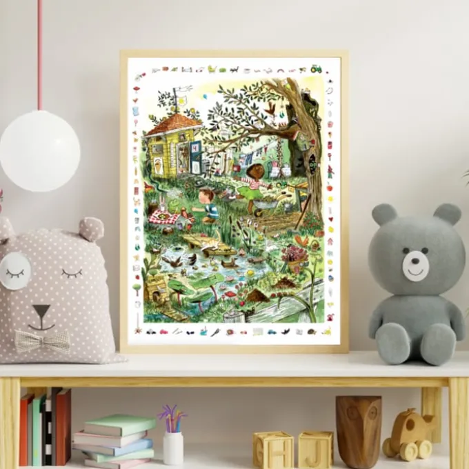 Plakat 50 x 70 cm - Pelle & Ronja myldreplakat