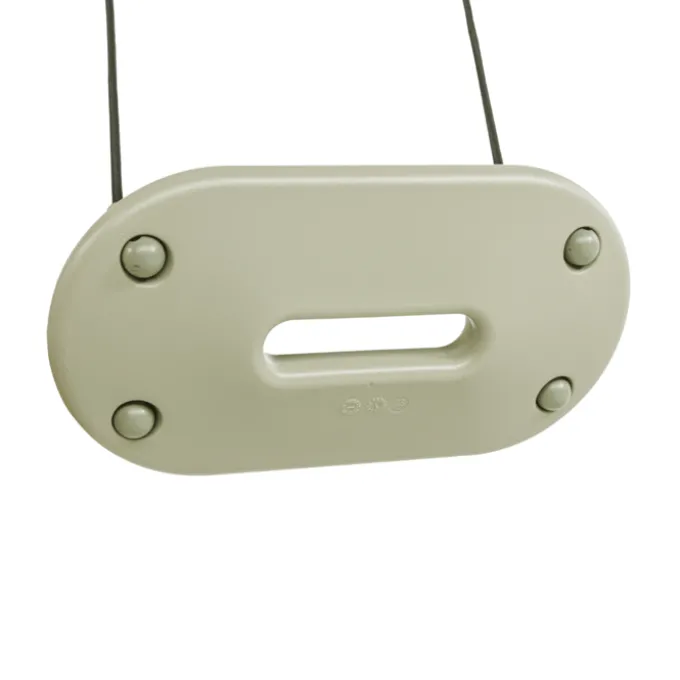 Plasthuske 45 x 24 cm - Salviegrøn (svart tau)