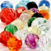 Plastperler - Fasettmiks, 75 gr.