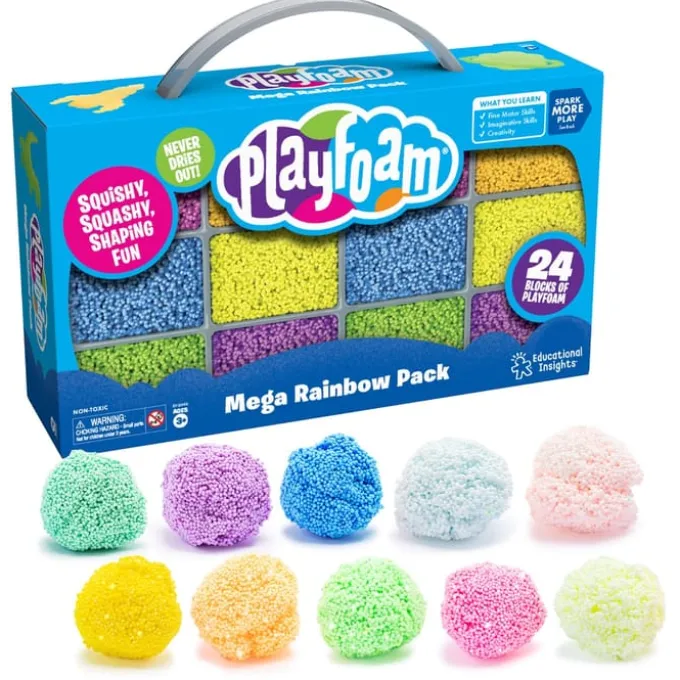 Playfoam 24-pk inkl. Glitter + Glow in the dark