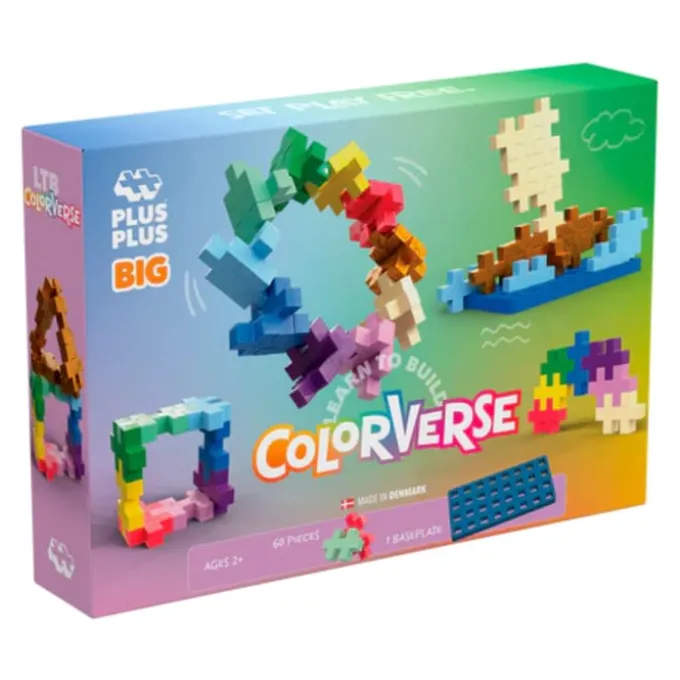 Plus-Plus BIG - Lær å bygge - Colorverse, 60 stk.