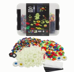 Plus-Plus Glow Mix inkl. kasse - 2.000 stk