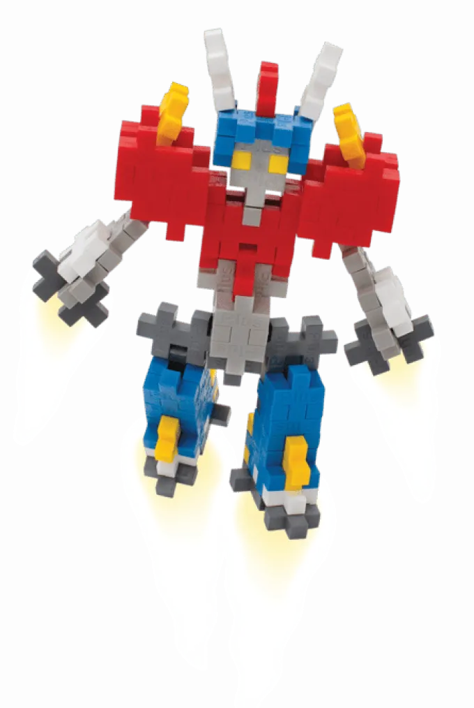 Plus-Plus i rør - Mecha Bot, 100 stk