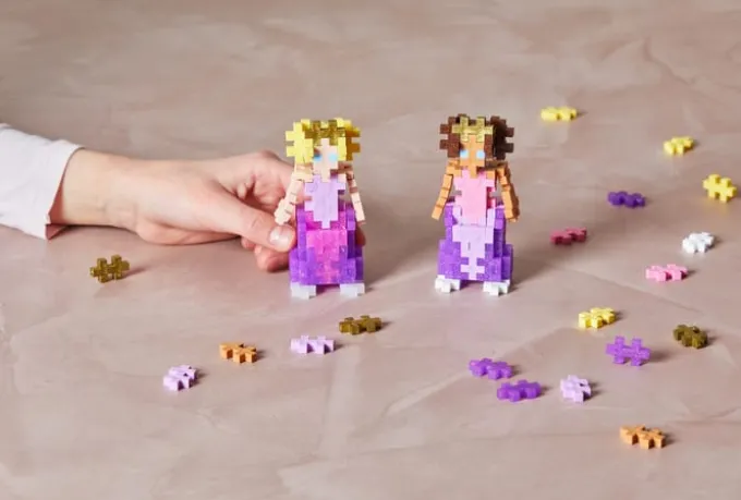 Plus-Plus i rør - Prinsesse, 100 stk