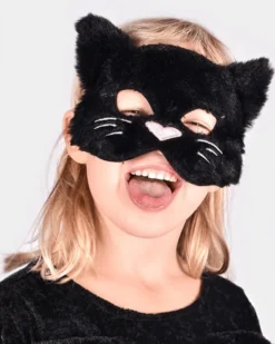Plysjmaske - Katt