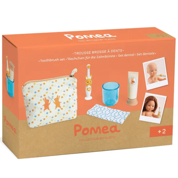 Pomea dukketilbehør - Tannbørste-sett