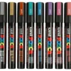 Posca tusjer PC-5M - Metallic, 8 stk.