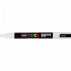 Posca tusj PC-3M - Hvit, 1 stk.