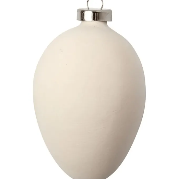 Påskeegg i terrakotta til oppheng, 12 stk