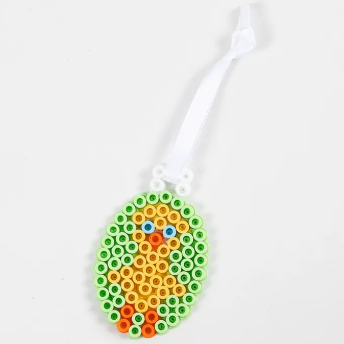 Påskepose - Lag påskeegg av rørperler, 4 stk.