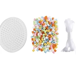 Påskepose - Lag påskeegg av rørperler, 4 stk.