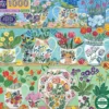 Puslespill 1000 brikker - Blomstrete skap