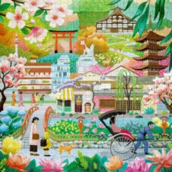 Puslespill 1000 brikker - Årstider i Kyoto