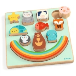 Puzz & Boom Rainbow - 2-i-1 balansespill