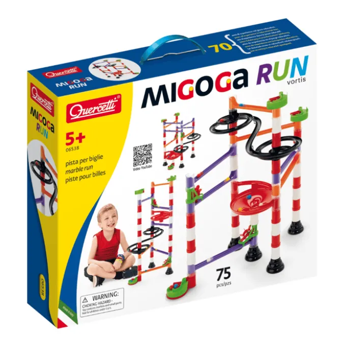 Quercetti Migoga Run Vortis kulebane, 75 deler
