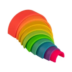 Regnbue i silikon - Neon, 10 deler