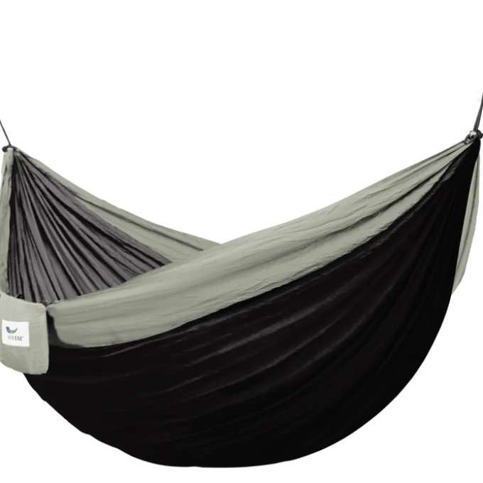 Reisehengekøye dobbel (nylon) - Svart