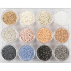 Rocaiperler Ø1,7 mm - Duse, 12 x 15 gr.