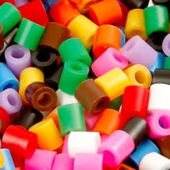Rørperler midi - Basisfarger, 1.100 stk.