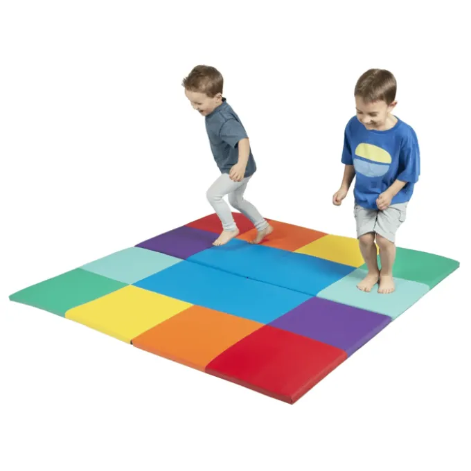 Sammenleggbar lekematte - Patchwork