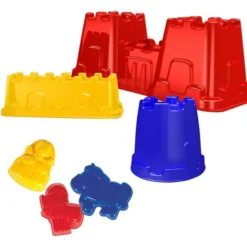 Sandformer - Slott/borg med figurer