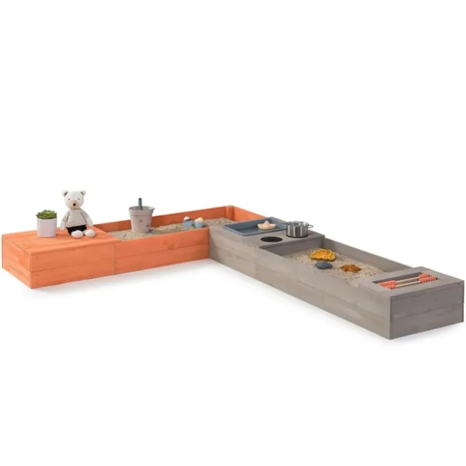 Sandkasse - Flexy-Style, Oransje