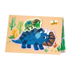 Scratch gratulasjonskort - Dinosaurer, 3 stk.