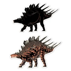 Scratch klistremerker - Dinosaurer, 4 stk.