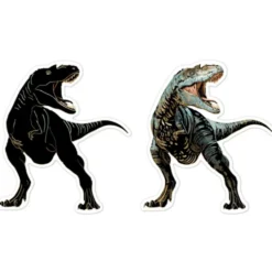 Scratch klistremerker - Dinosaurer, 4 stk.
