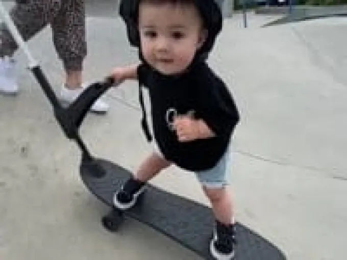 Skateboard for nybegynnere - Svart