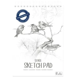 Skisseblokk A4 / 140 gr. - Hvit, 60 ark