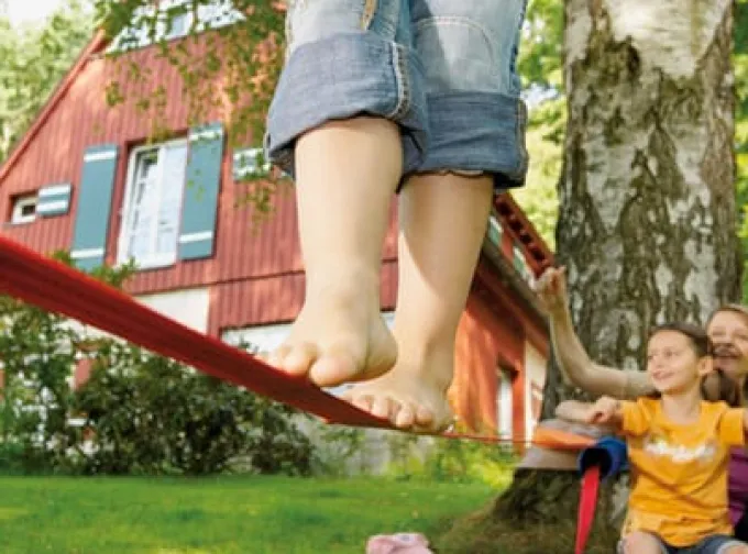 Slackline balansesett - Øvet/Aktiv
