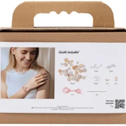 Smykkesett - Halskjede & armbånd, naturlige agater