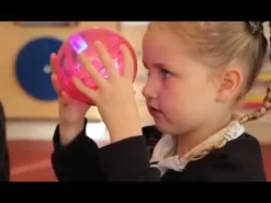 Sprettballer m. blinkende lys, 4 stk