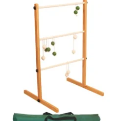 Stigegolf i tre - grønn/hvit