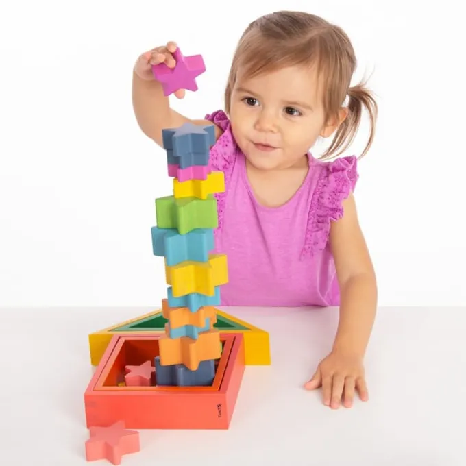 Stjerner i tre - Regnbue, 21 stk