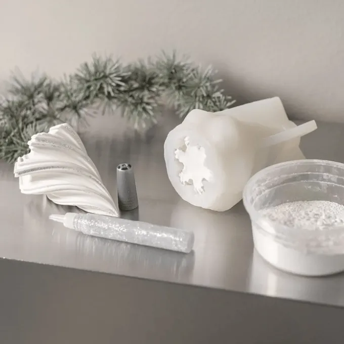 Støp med resin - Juletrær, 2 stk