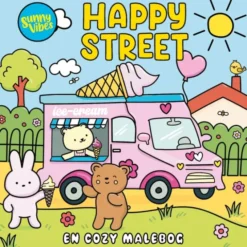 Sunny Vibes malebok - Happy Street
