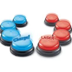 Svarknapper til to lag, 2 x 4 stk
