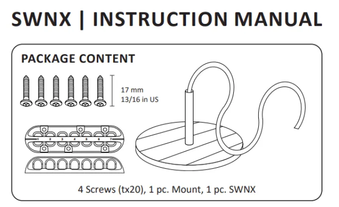 SWNX fothuske Mini - Gummi
